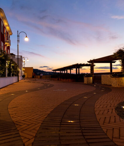 La Terrazza della Marinella al tramonto
