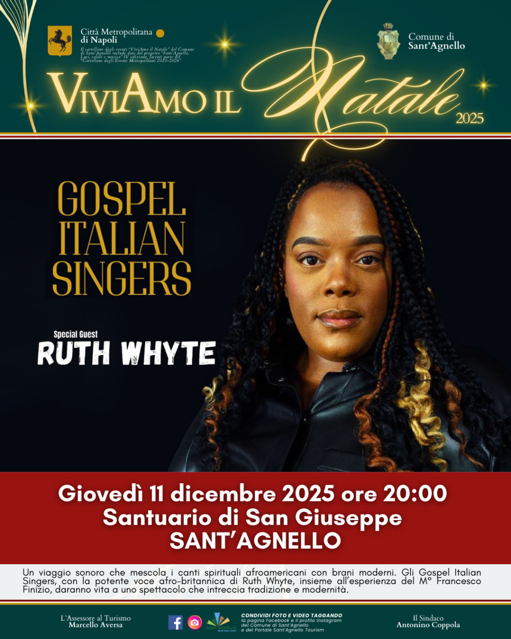 Concerto Gospel Italian Singers a Sant’Agnello il 12 Dicembre