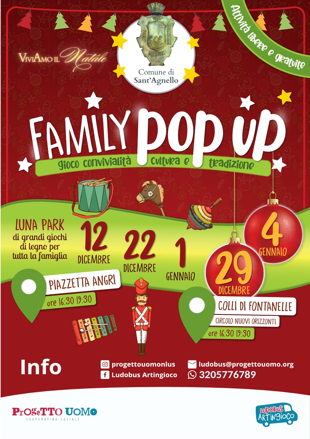 Family Pop Up a Sant’Agnello: luna park natalizio