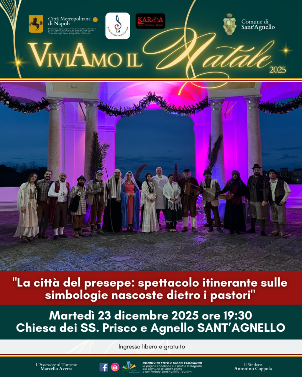 Città del Presepe a Sant'Agnello il 23 Dicembre