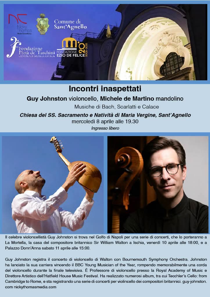 Incontri Inaspettati a Sant’Agnello: Guy Johnston e Michele De Martino in concerto