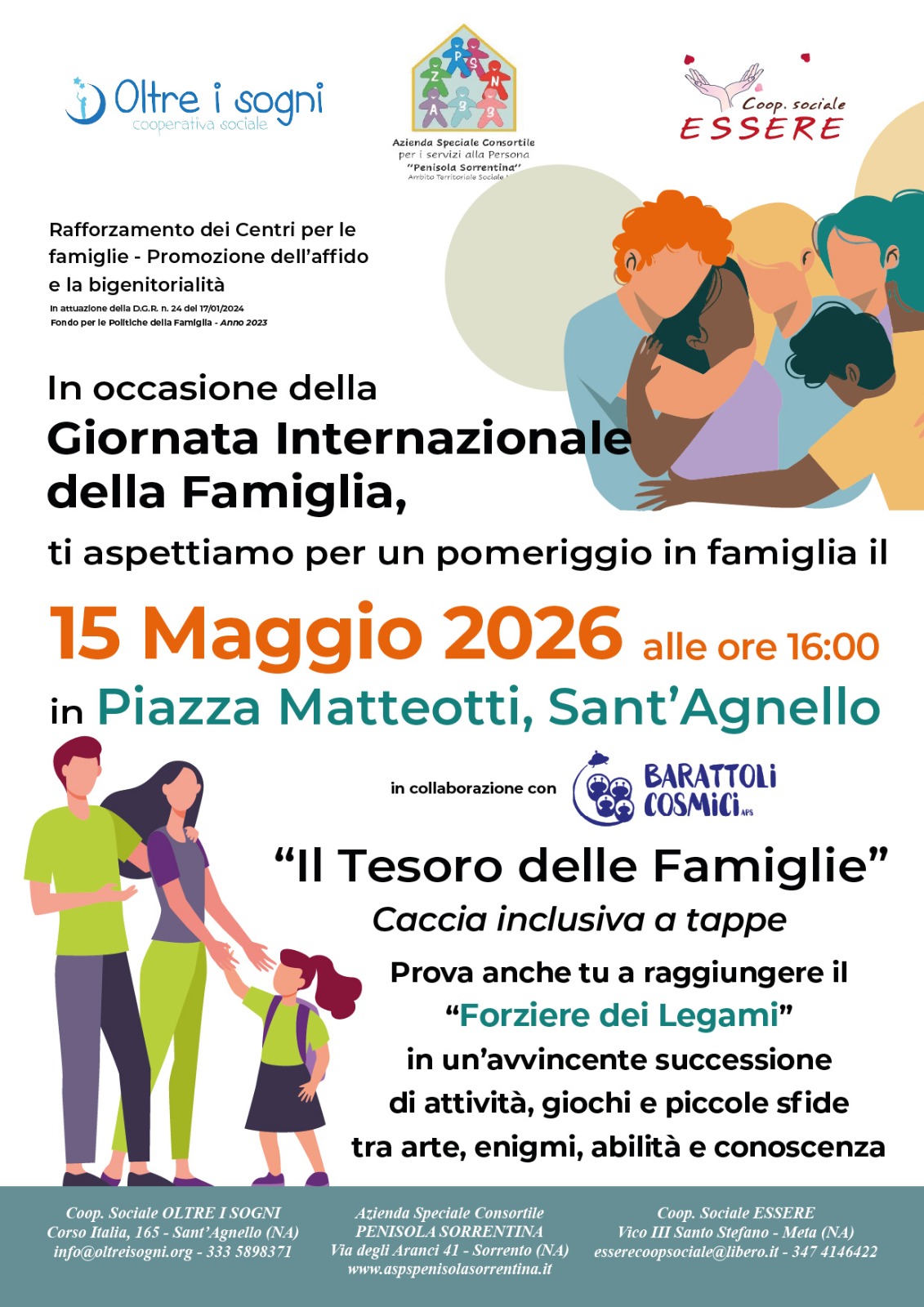 Giornata Internazionale della Famiglia 2026 a Sant’Agnello