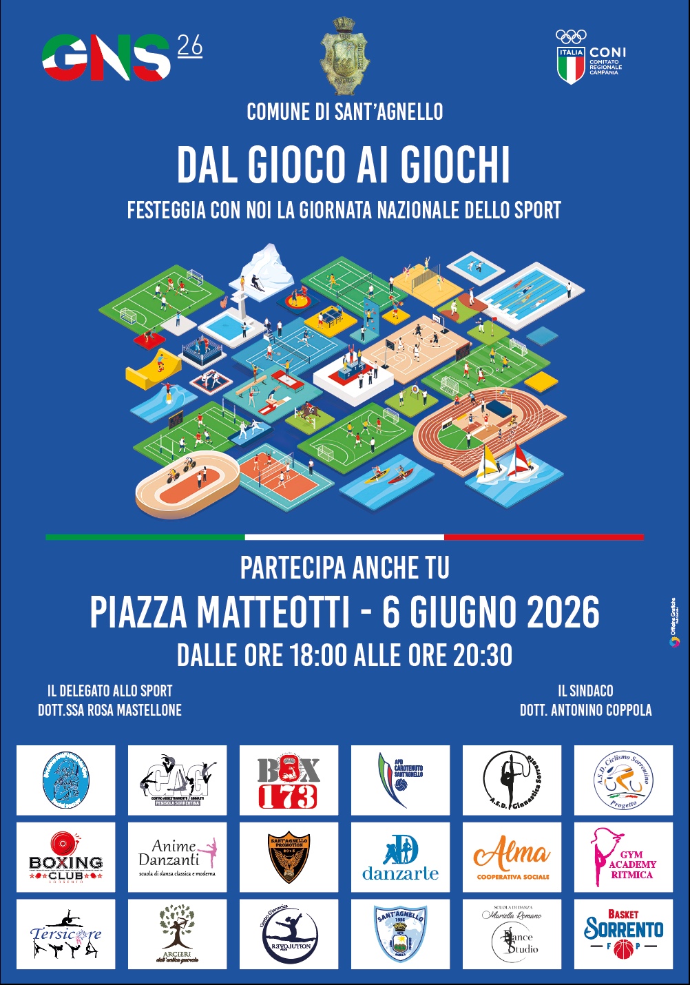 Giornata Nazionale dello Sport 2026 a Sant’Agnello